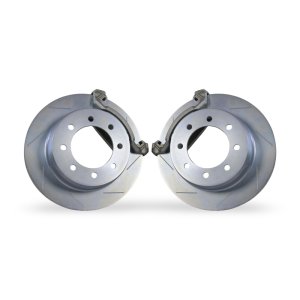 Ford F-250 Performance Rotors (2) - Rear - Baer Brakes - Big Claw HD Slotted/Drilled - Zinc-Plated - `23-`26